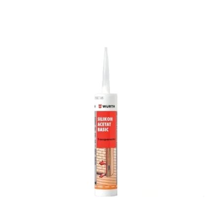 Würth Silikon Acetat Basic transparentni 280 ml