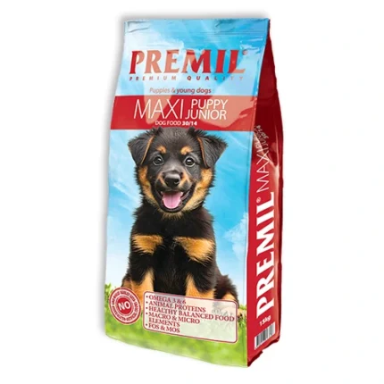 Premil Maxi Puppy Junior 15 kg – Hrana za štence i mlade pse