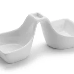 Keramička posuda za serviranje (slanik) – dvodelni set