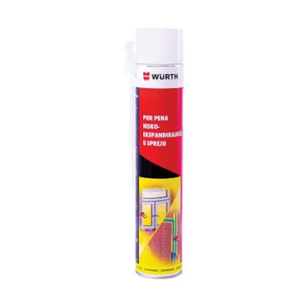 Würth niskoekspandirajuća PUR pena u spreju 750 ml