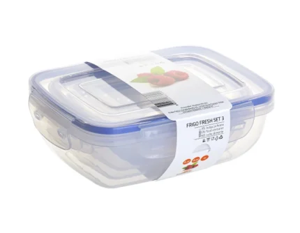 Set plastičnih posuda za čuvanje 3/1
